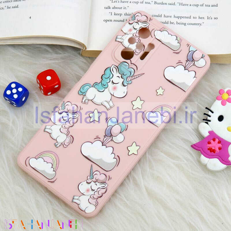 اصفهان جانبی-قاب سیلیکونی عروسکی محافظ لنزدار طرح یونیکورن 2 شیائومی Xiaomi Redmi Note 10 Pro
