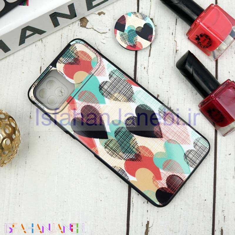 اصفهان جانبی-قاب طرحدار محافظ لنزدار کشویی + پاپ سوکت طرح قلبی سامسونگ A22 5G سری B