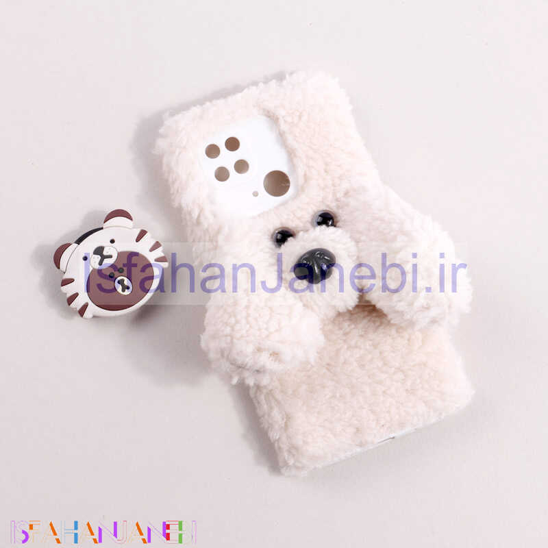 اصفهان جانبی-قاب پولیشی سگ پشمالو محافظ لنزدار Xiaomi Redmi 10C