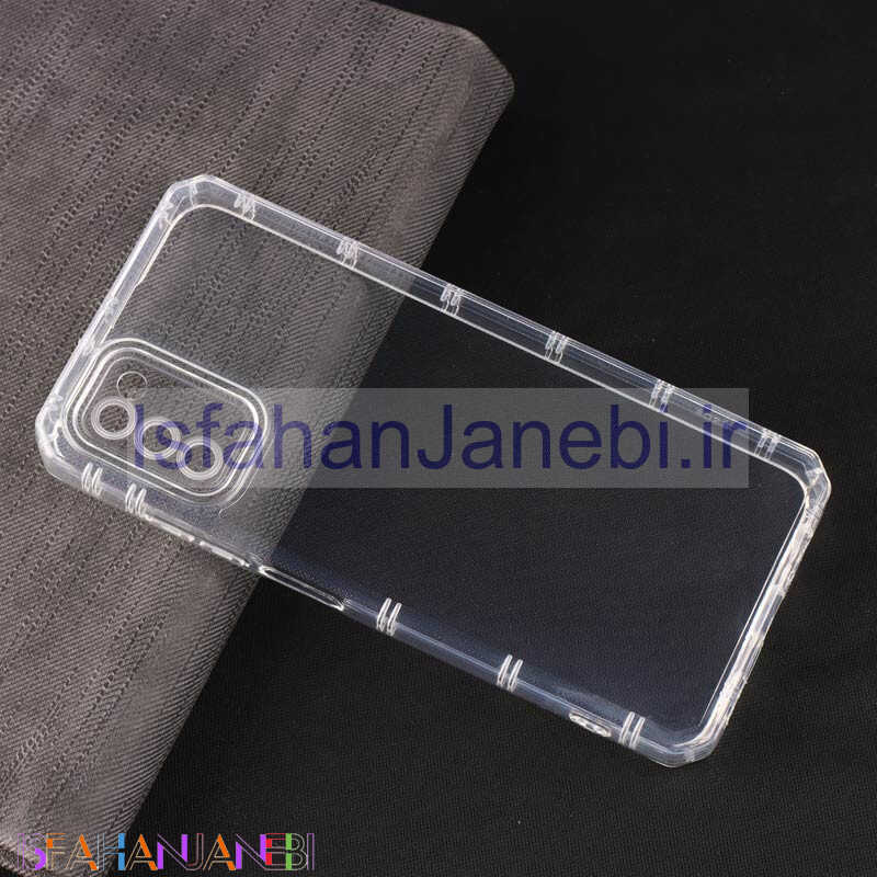 اصفهان جانبی-قاب ژله ای بی رنگ سامسونگ Galaxy A02s محافظ لنزدار