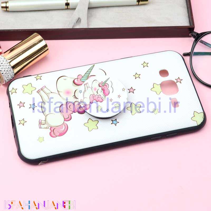 اصفهان جانبی-قاب فانتزی برجسته + پاپ سوکت کد7 سامسونگ J7