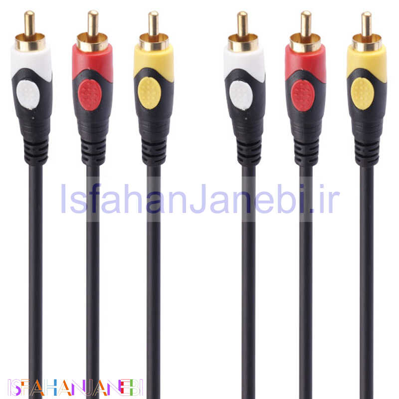اصفهان جانبی-کابل 3 به 3 Effort Plus AV RCA 1.5m