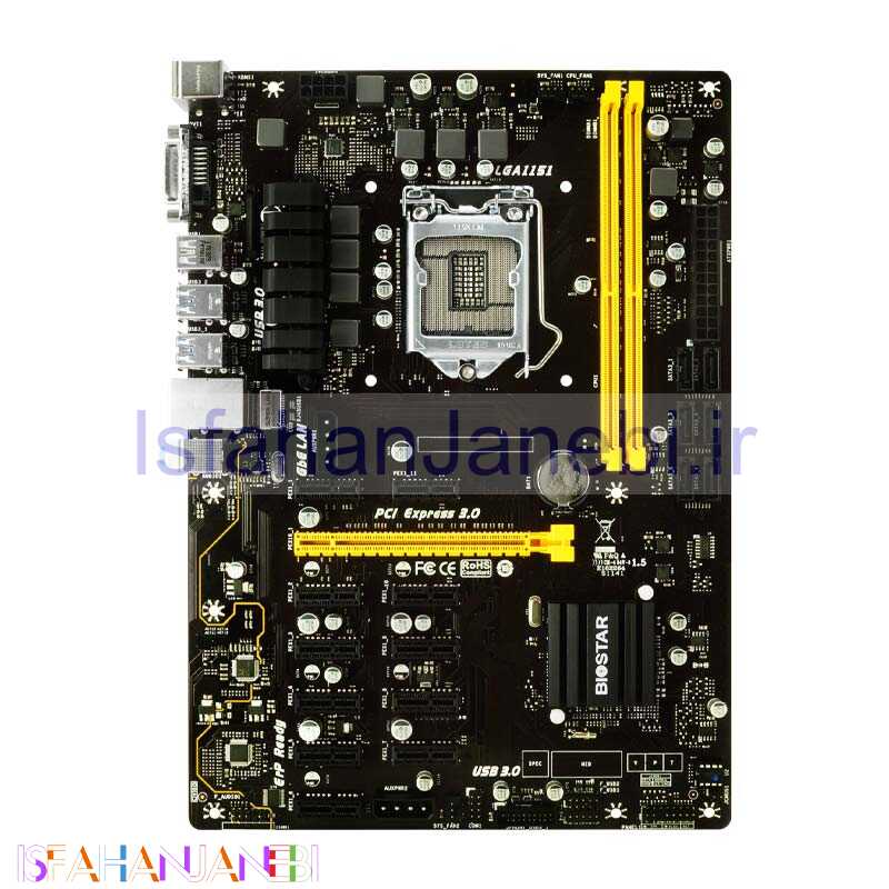 اصفهان جانبی-مادربرد بایوستار TB250-BTC Pro DDR4