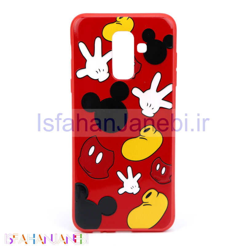 اصفهان جانبی-قاب فانتزی برجسته قرمز سامسونگ Galaxy A6 Plus کد3