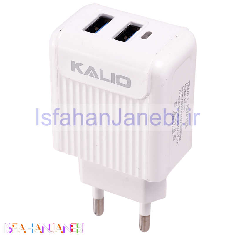 اصفهان جانبی-کلگی فست شارژ Kalio HC-01 2Port 2.1A 10.5W