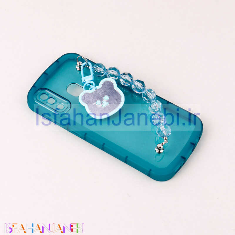 اصفهان جانبی-قاب فانتزی محافظ لنزدار + بند آویز سنگی Samsung Galaxy A20 / A30