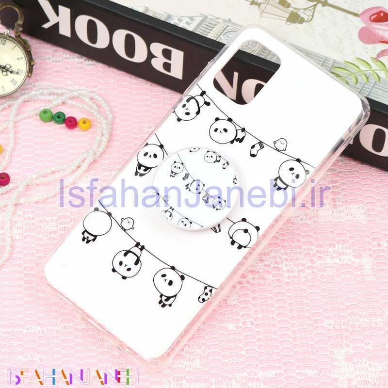اصفهان جانبی-قاب سوپر IMD دور شفاف پاپ سوکت دار Samsung A31 پاندا