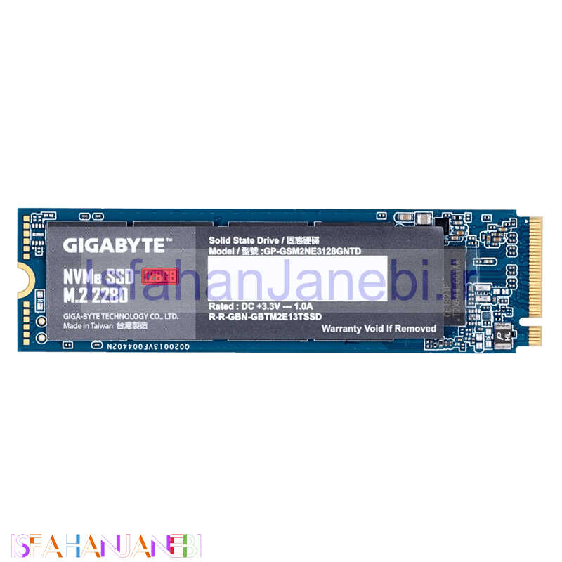 اصفهان جانبی-حافظه SSD گیگابایت GIGABYTE GP-GSM2NE3128GNTD 128GB M.2