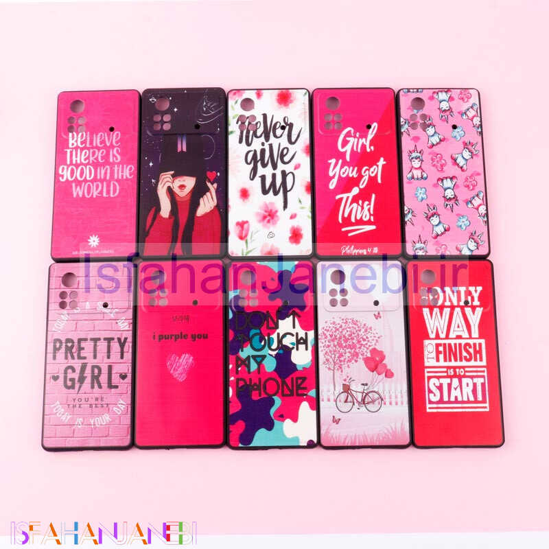 اصفهان جانبی-قاب دور ژله ای طرحدار دخترانه محافظ لنزدار ایرانی Xiaomi Poco X4 Pro 5G