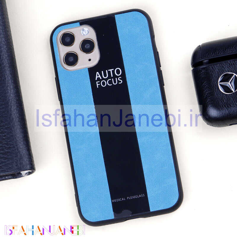 اصفهان جانبی-قاب اتوفوکوس سه تکه iPhone 11 Pro سبز آبی