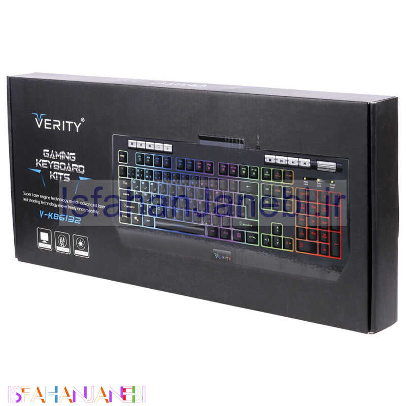 اصفهان جانبی-کیبورد گیمینگ وریتی V-KB6132