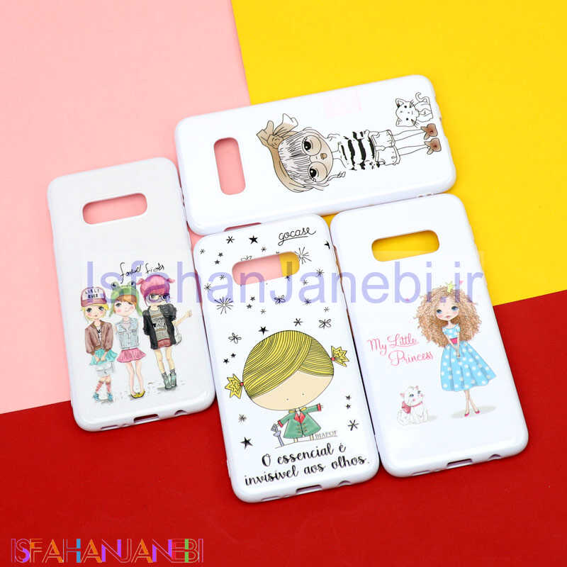 اصفهان جانبی-قاب فانتزی سفید طرح دختر سامسونگ S10e