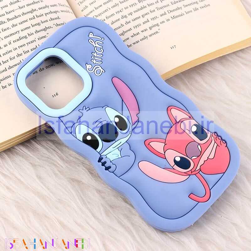 اصفهان جانبی-قاب سیلیکونی آیفون iPhone 12 Pro Max عروسکی برجسته طرح Stitch