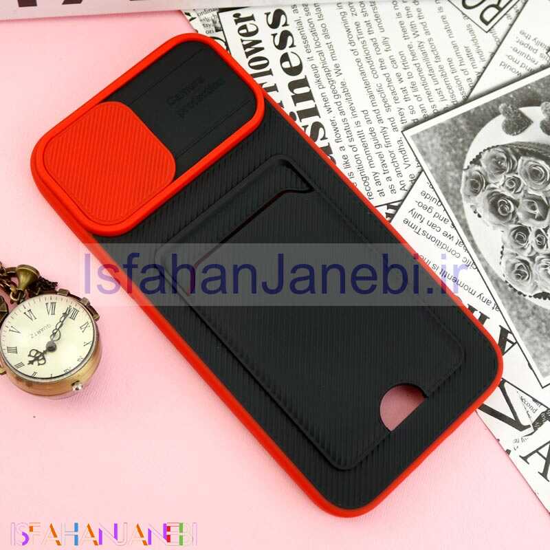 اصفهان جانبی-قاب ضد ضربه جاکارتی دار محافظ لنز کشویی کلاسیک iPhone 13 Pro Max