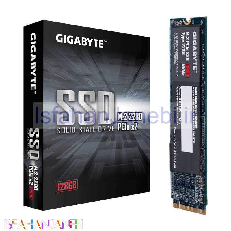اصفهان جانبی-هارد گیگابایت GIGABYTE 128GB M.2 PCIex2 SSD