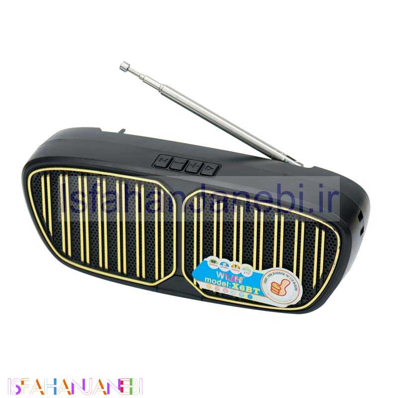 اصفهان جانبی-اسپیکر بلوتوثی رم و فلش خور WIJH X6BT