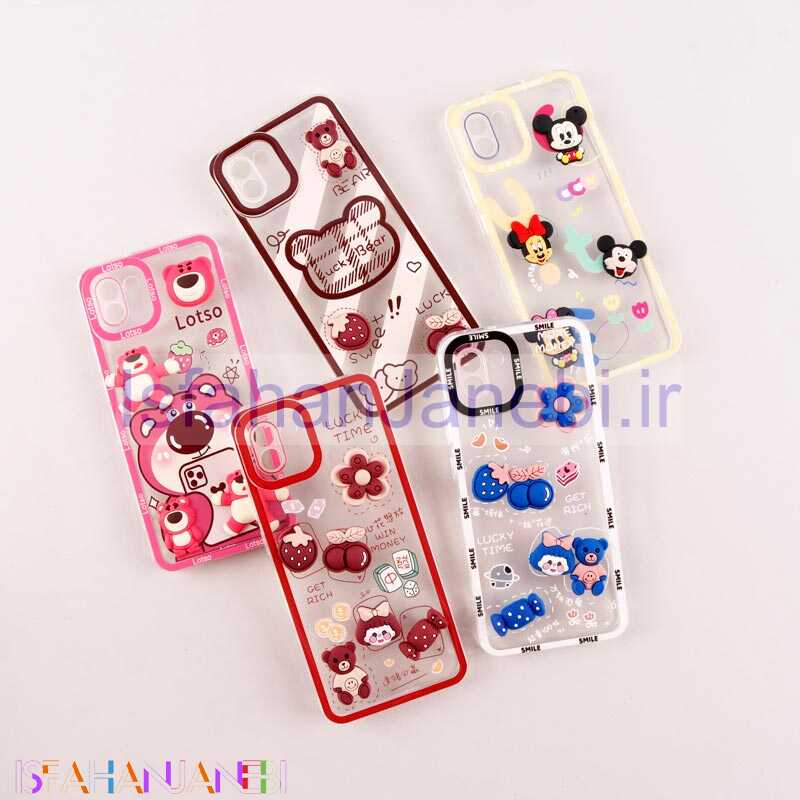 اصفهان جانبی-قاب عروسکی برجسته Highcopy محافظ لنزدار Samsung Galaxy A03