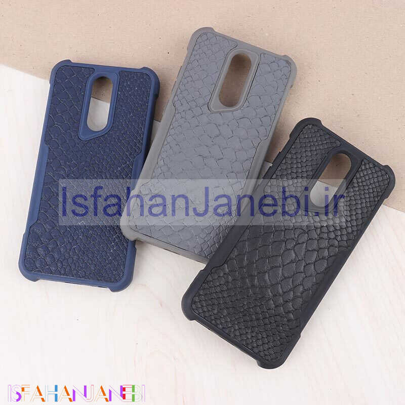 اصفهان جانبی-قاب چرمی شیائومی Redmi 8 سوسماری