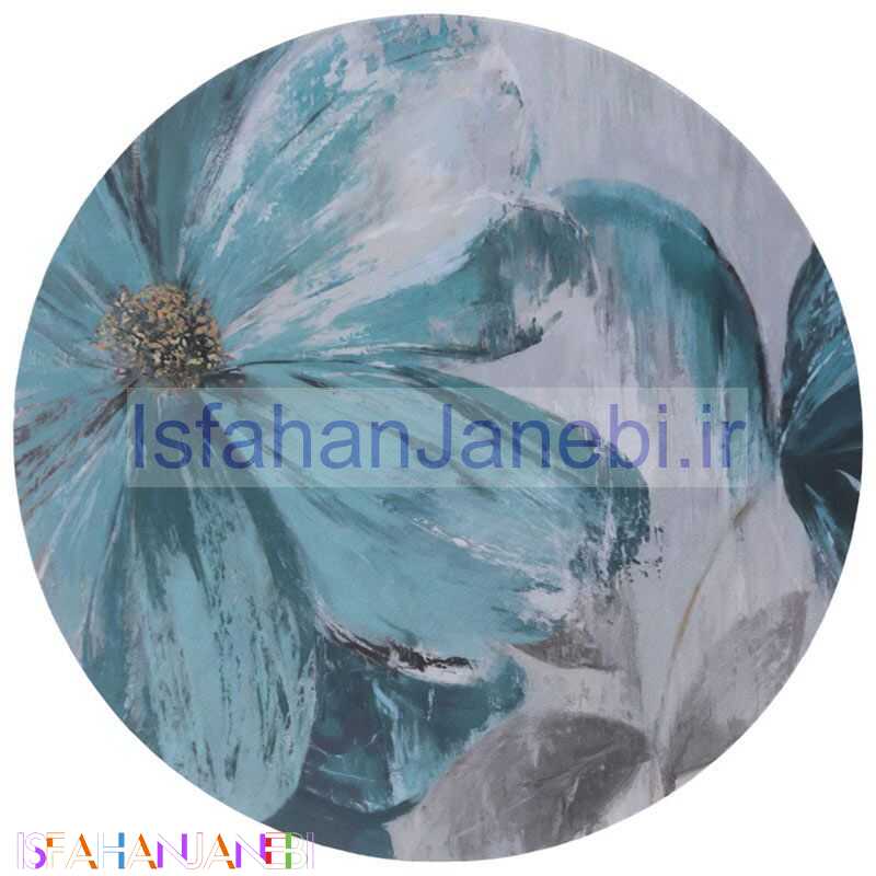 اصفهان جانبی-پد موس Qihe QH-1 19.5*19.5cm طرح گل سبز