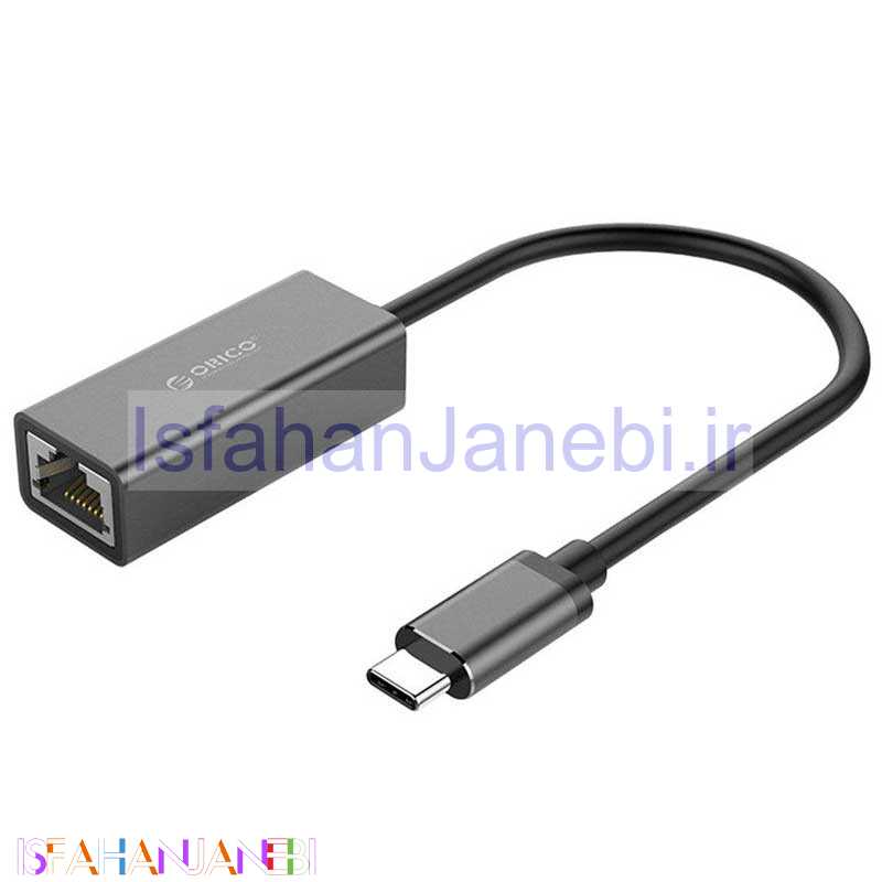 اصفهان جانبی-مبدل کارت شبکه Orico XC-R45 USB-C to LAN