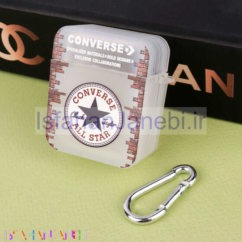 اصفهان جانبی-محافظ AirPods 1 / 2 Pc طرح Converse