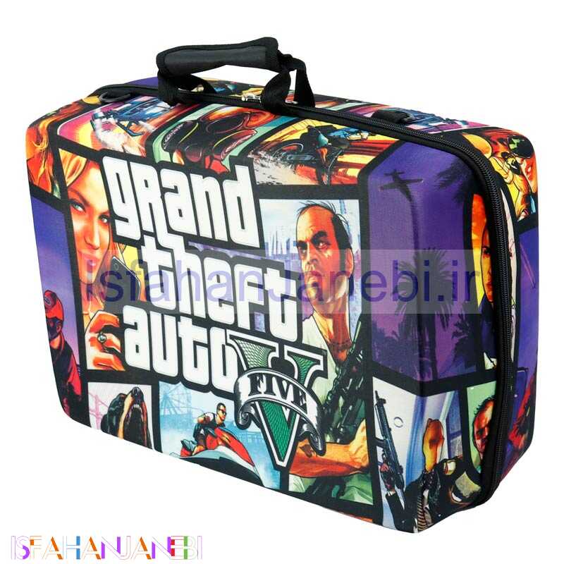 اصفهان جانبی-کیف کنسول بازی PS5 طرح GTA V کد 2