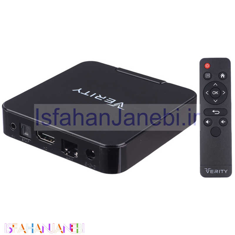 اصفهان جانبی-اندروید باکس Verity V-AB9111 4K + ریموت کنترل
