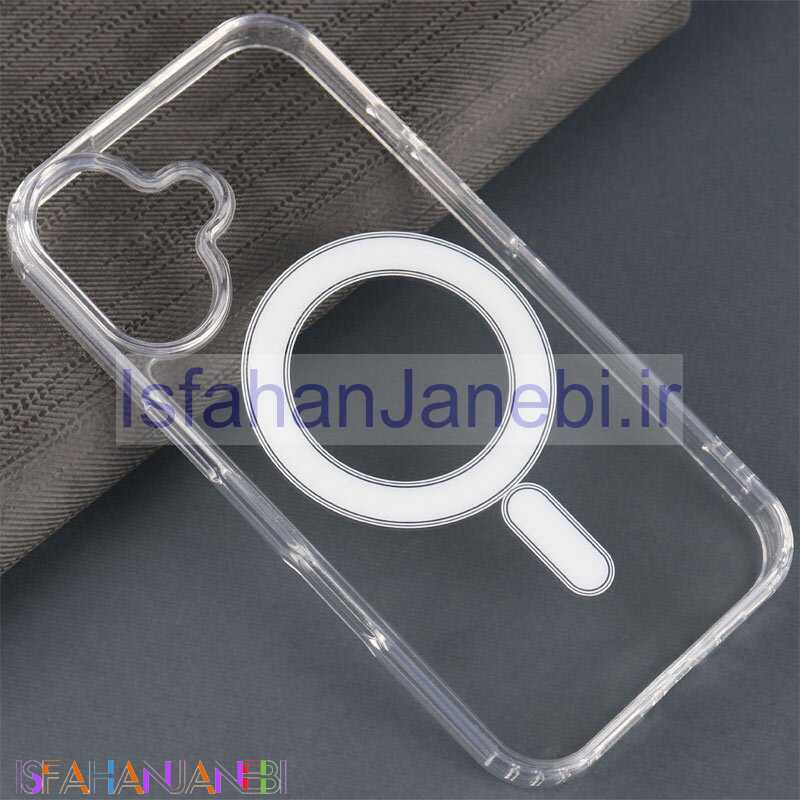 اصفهان جانبی-قاب ضد ضربه مگ سیف Clear Case Magnetic آیفون iPhone 16