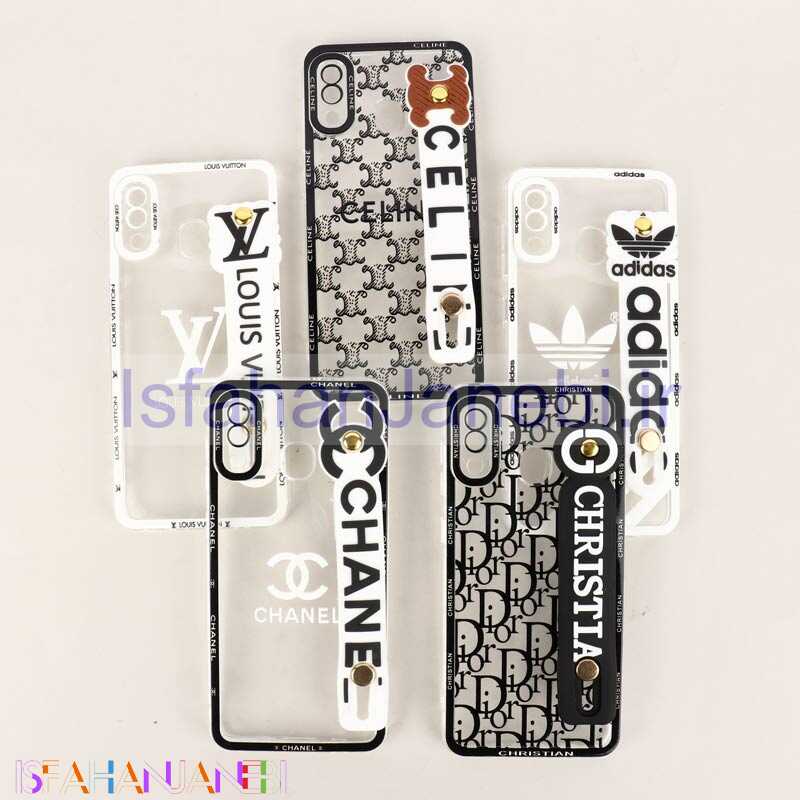 اصفهان جانبی-قاب شفاف فانتزی دستبندی محافظ لنزدار Samsung Galaxy A20 / A30