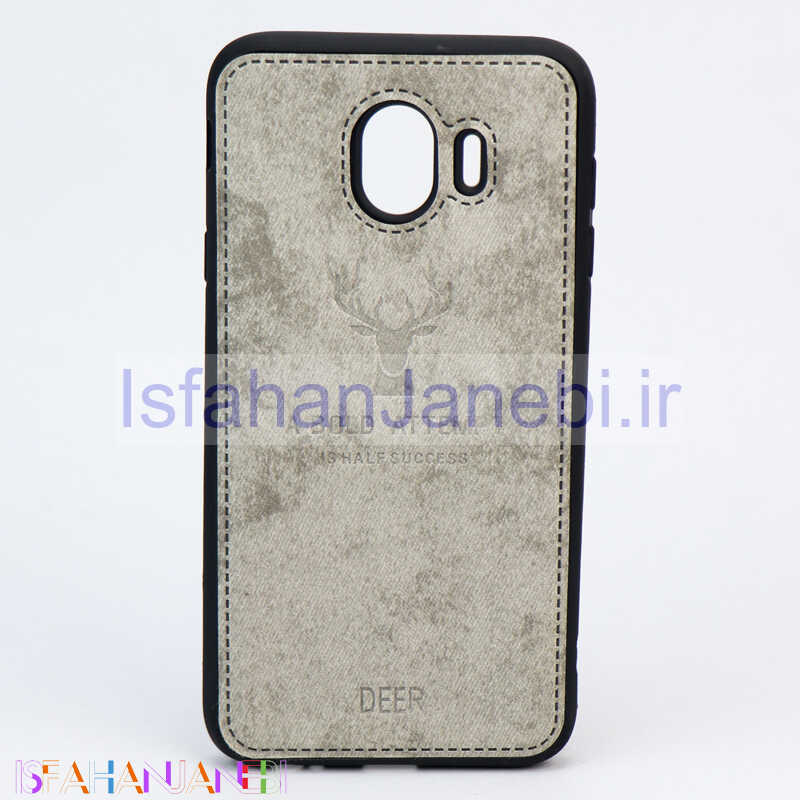 اصفهان جانبی-قاب چرمی طرح گوزن Samsung J4 طوسی