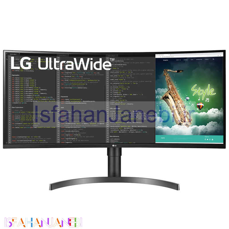 اصفهان جانبی-مانیتور ال جی UltraWide 35WN75C سایز 35 اینچ
