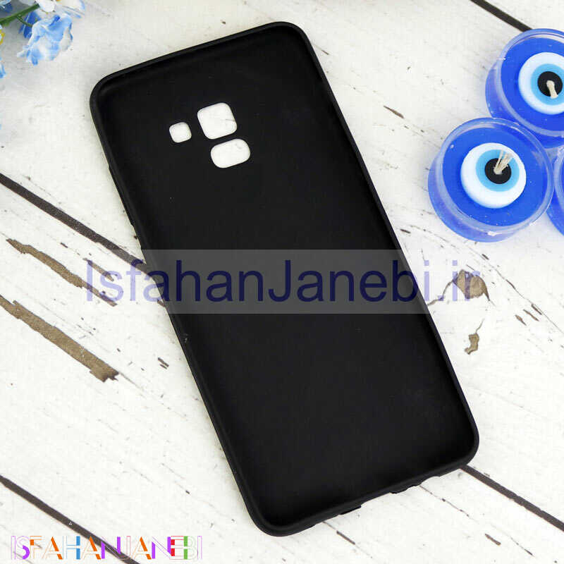 اصفهان جانبی-قاب ژله ای ساده Samsung Galaxy A8 Plus مشکی