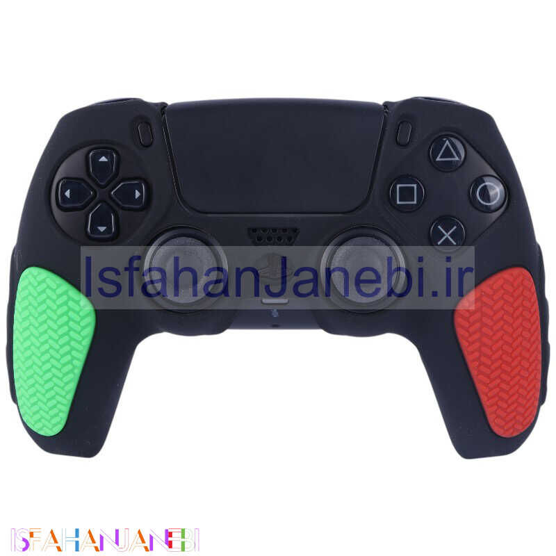 اصفهان جانبی-روکش دسته بازی PS5 استوپ دار رنگی زمینه مشکی