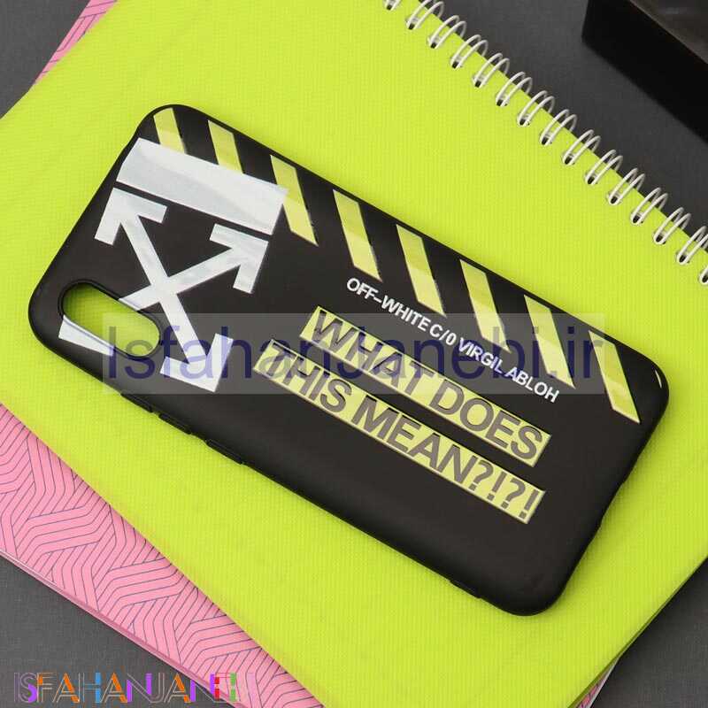 اصفهان جانبی-قاب طرحدار مشکی Off White شیائومی Redmi 9A