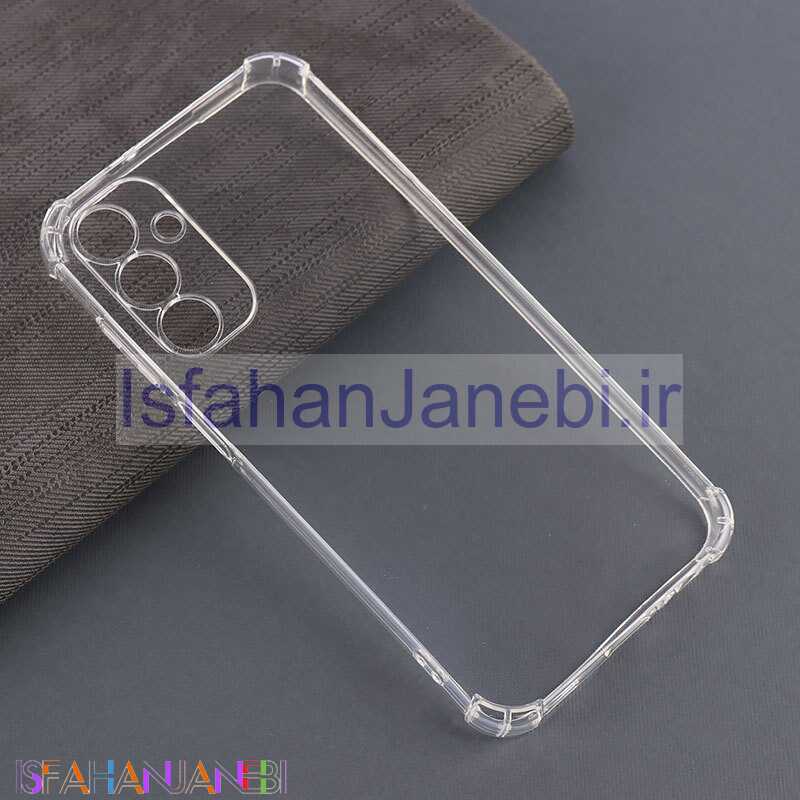 اصفهان جانبی-قاب ژله ای ضربه گیر بی رنگ سامسونگ Galaxy A15 محافظ لنزدار
