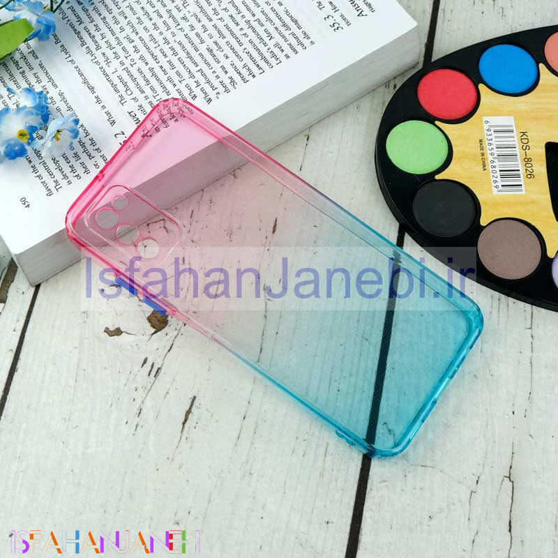 اصفهان جانبی-قاب آبرنگی دور رنگی محافظ لنزدار Samsung Galaxy A03s