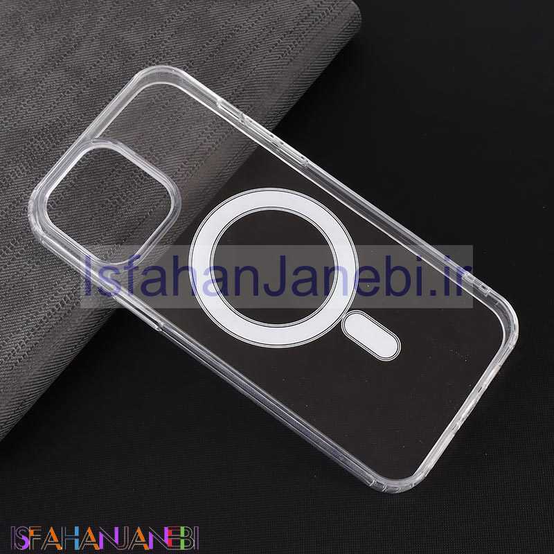 اصفهان جانبی-قاب مگ سیف شفاف اصلی Vip Max آیفون iPhone 13 Pro Max