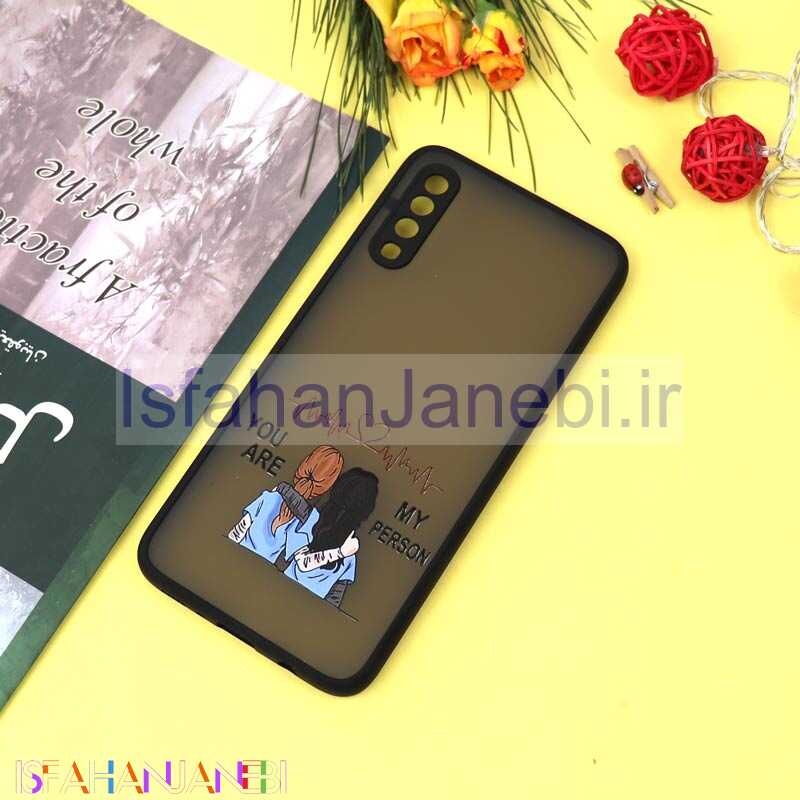 اصفهان جانبی-قاب PC مات محافظ لنزدار طرحدار Frends سامسونگ A70