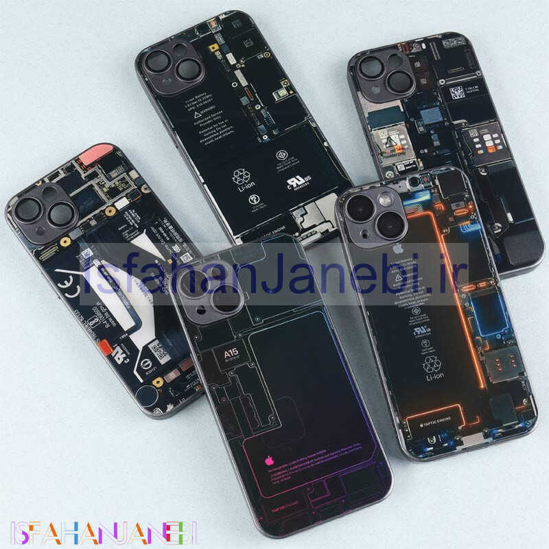 اصفهان جانبی-قاب PC طرح برد محافظ لنزدار iPhone 13 / 14
