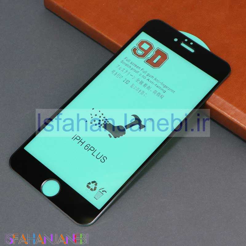 اصفهان جانبی-برچسب PMMA شفاف iPhone 6 Plus مشکی