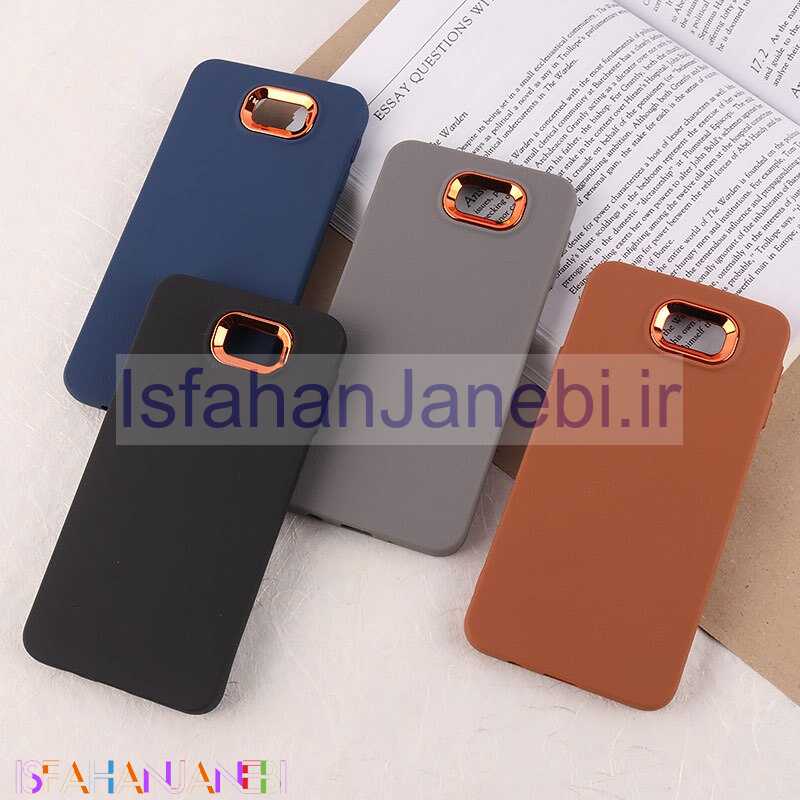اصفهان جانبی-قاب چرمی ژله ای سامسونگ Galaxy J7 Prime دور محافظ متال