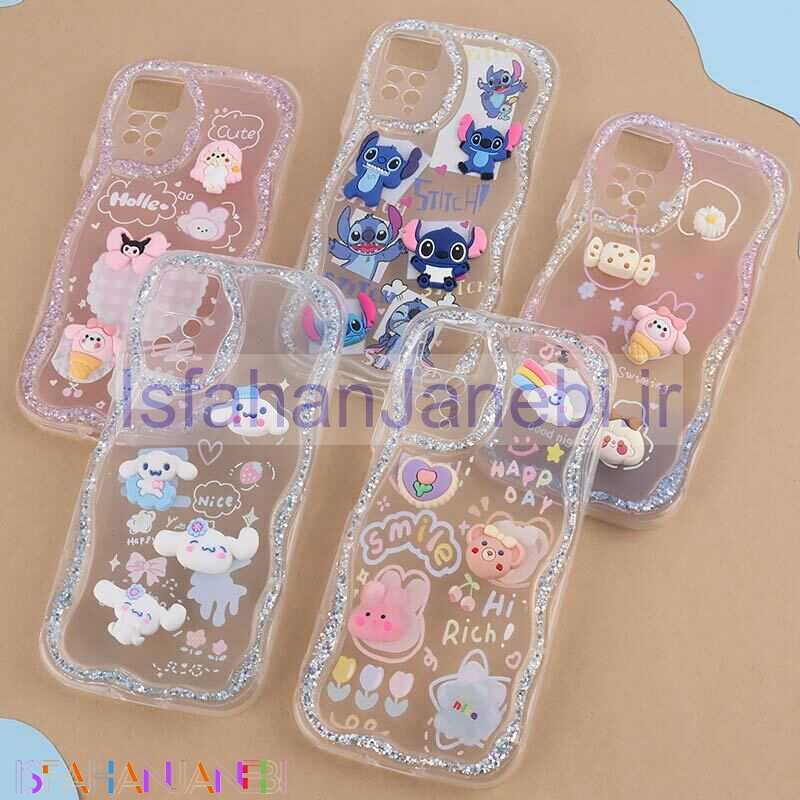 اصفهان جانبی-قاب شاینی شیائومی Redmi Note 11 Pro / Note 11 Pro Plus 5G (India) عروسکی محافظ لنزدار