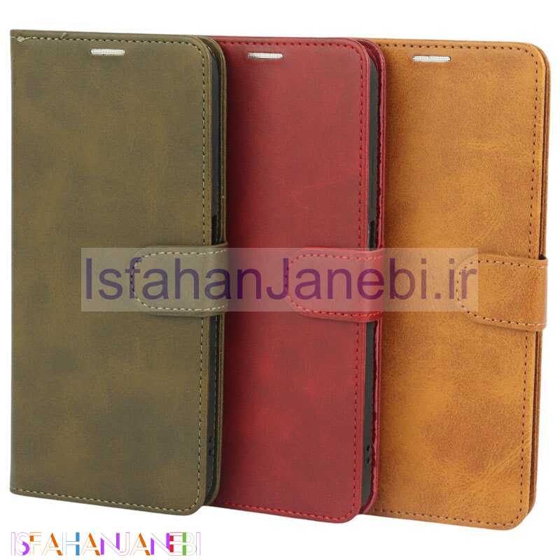 اصفهان جانبی-کیف چرمی مگنتی محافظ لنزدار Xiaomi Redmi Note 10 5G / Poco M3 Pro