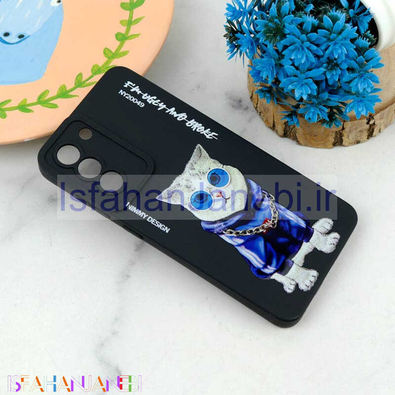 اصفهان جانبی-قاب سیلیکونی طرحدار محافظ لنزدار Samsung Galaxy S21 FE 5G