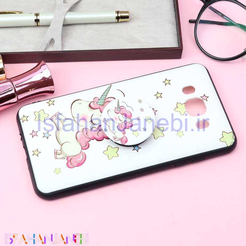 اصفهان جانبی-قاب فانتزی برجسته + پاپ سوکت کد7 سامسونگ J7 2016