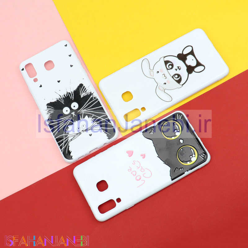 اصفهان جانبی-قاب فانتزی سفید طرح کارتونی سامسونگ A8 Star