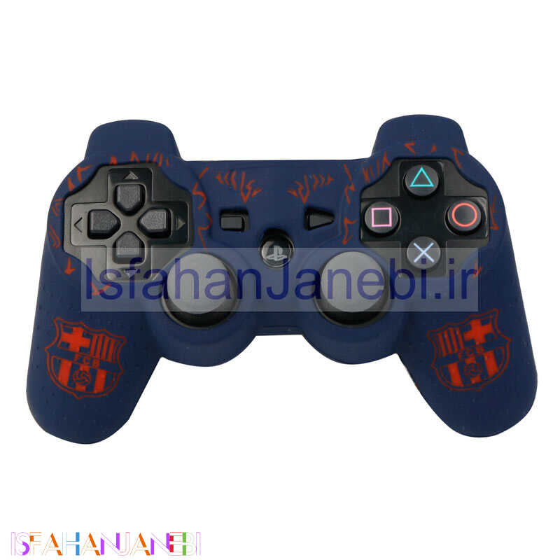 اصفهان جانبی-روکش دسته بازی PS3 طرح Barcelona زمینه سورمه ای