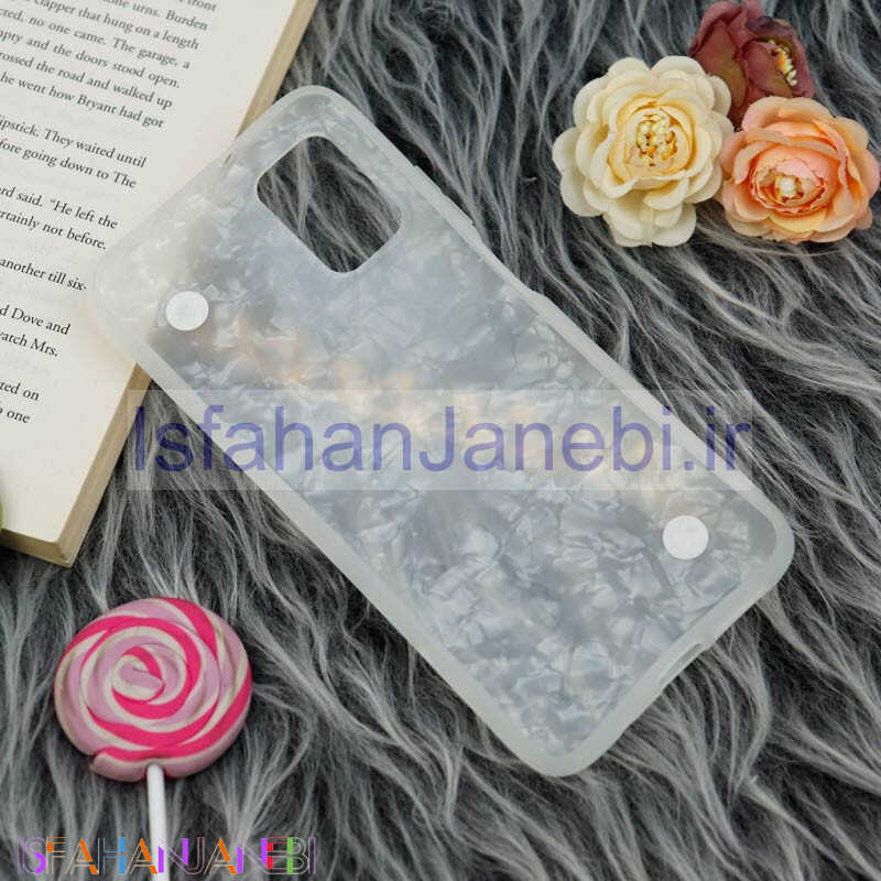 اصفهان جانبی-قاب ماربل هولدر دستی مرواریدی Xiaomi Poco M3