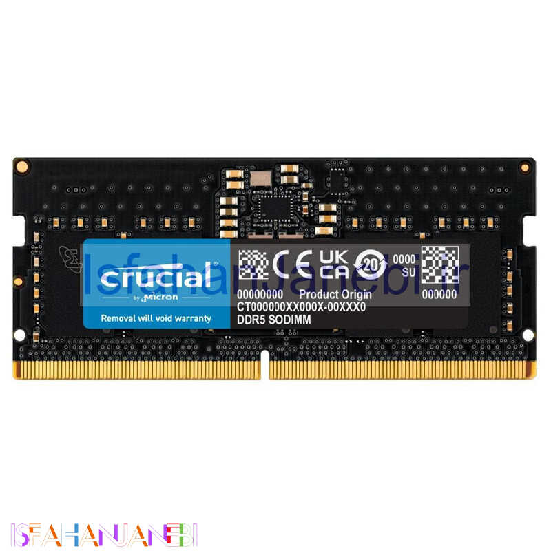 اصفهان جانبی-رم لپ تاپ Crucial DDR5 32GB 4800MHz CL40