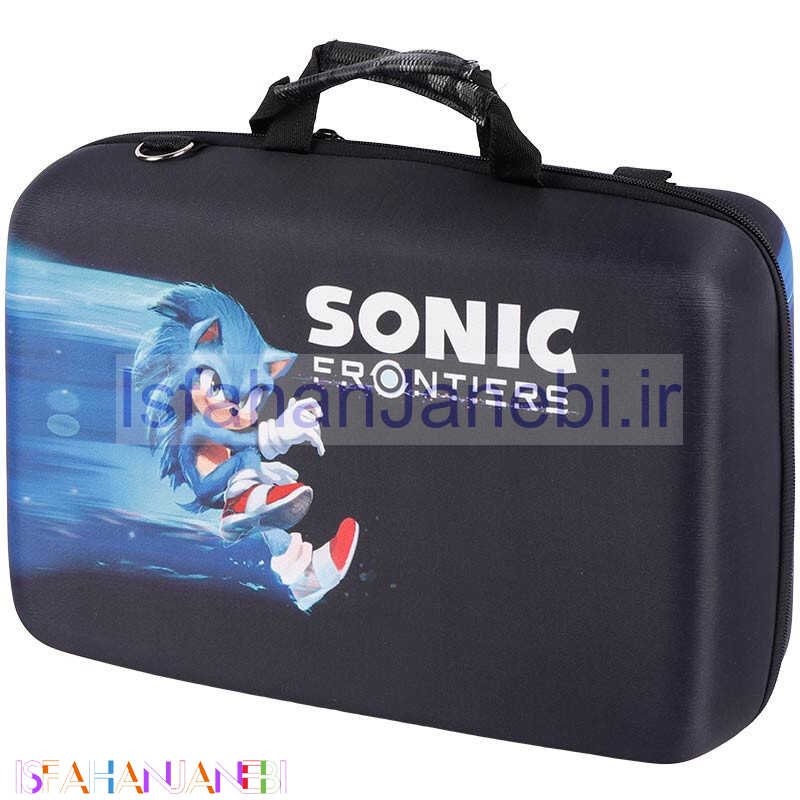 اصفهان جانبی-کیف کنسول بازی PS5 Slim طرح Sonic Frontiers
